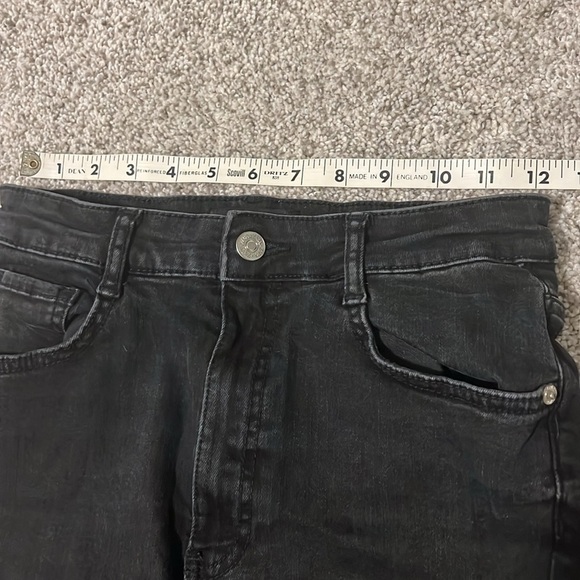 Zara Women’s High Waisted Black Skinny Jeans Size 6 - Picture 10 of 12